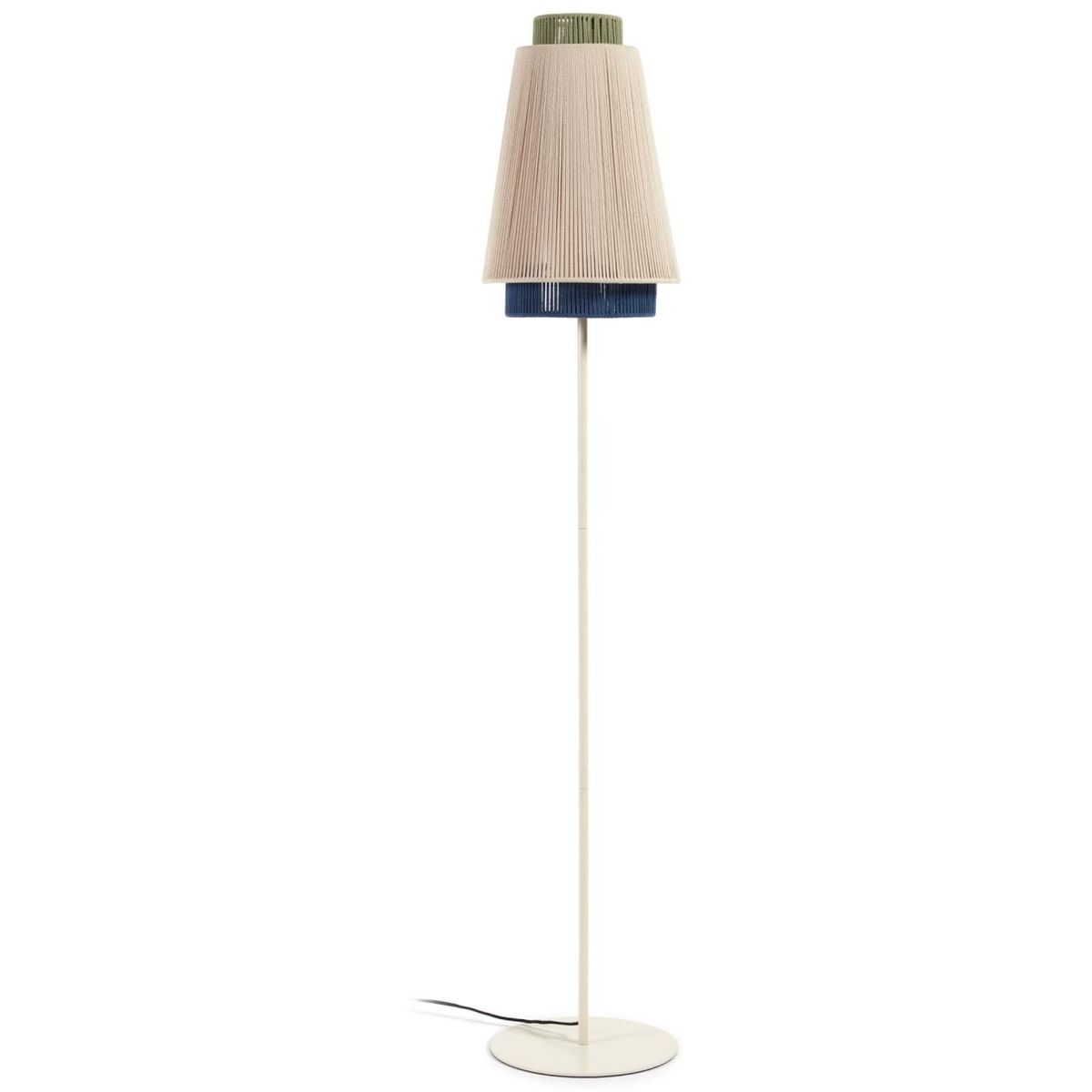 Yuvia, Gulvlampe, flerfarvet, naturlige fibre