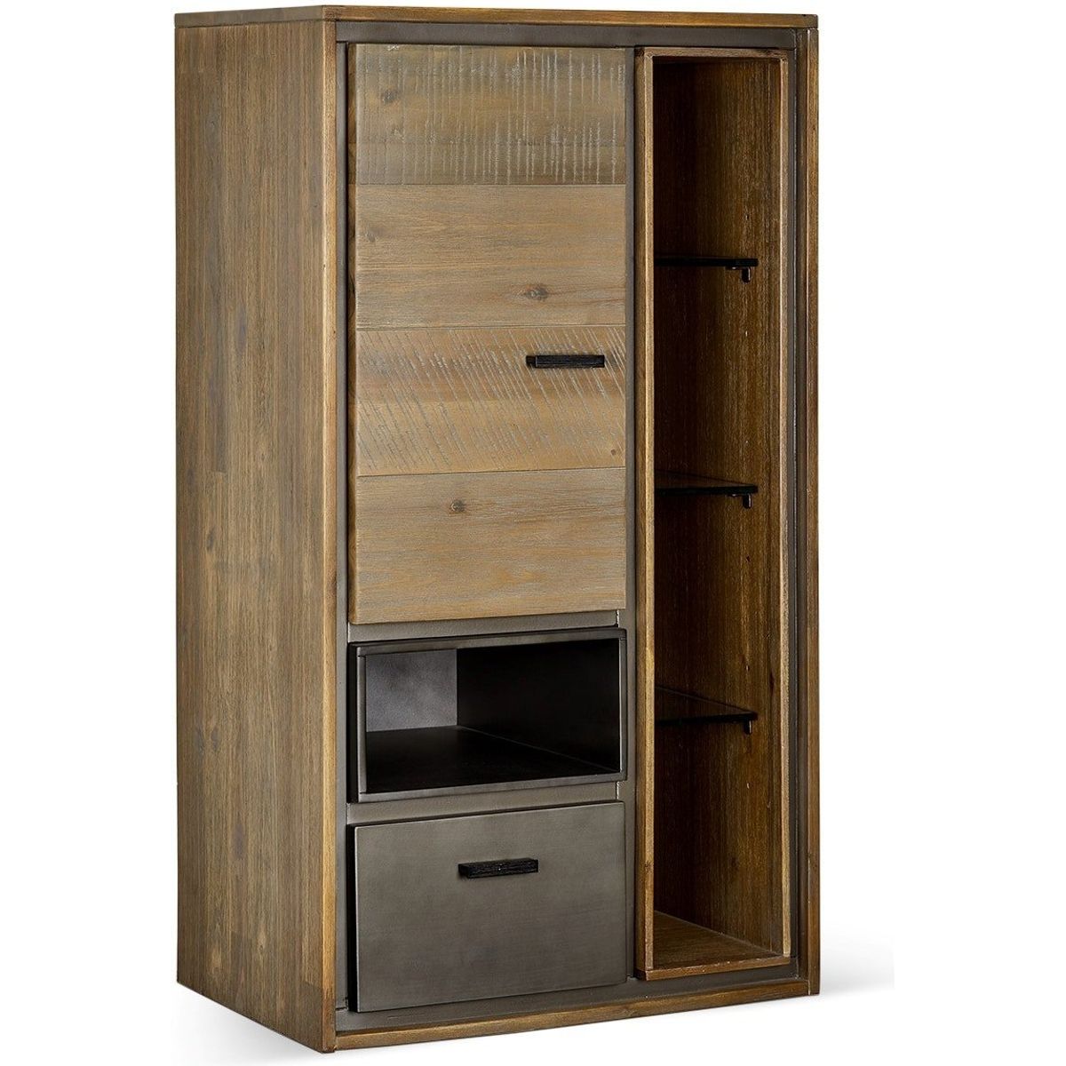 Derby, Highboard, høj variant, H100x55x35 cm, akacietræ