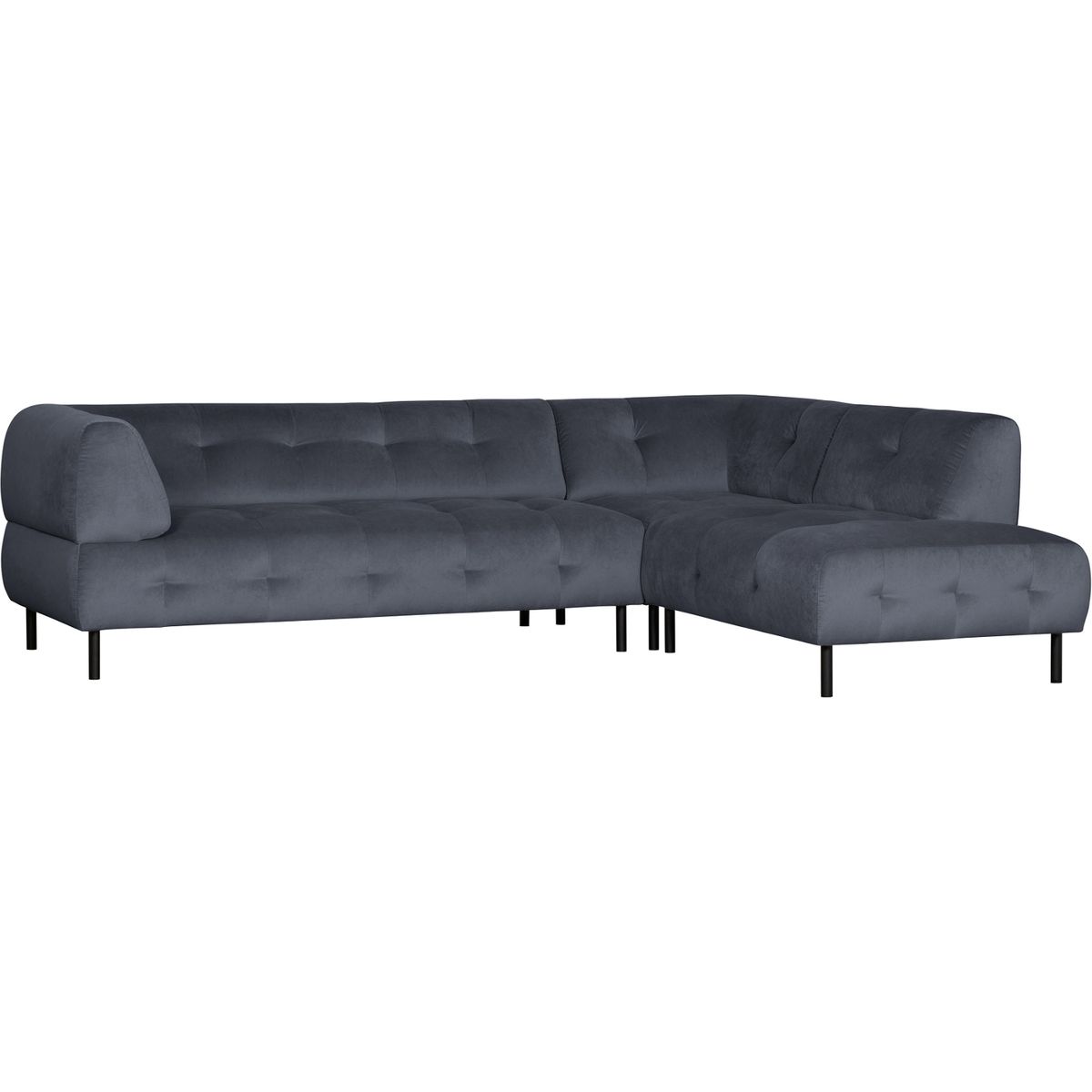 Lloyd, Hjørnesofa højrevendt, grå, H77x205x267 cm