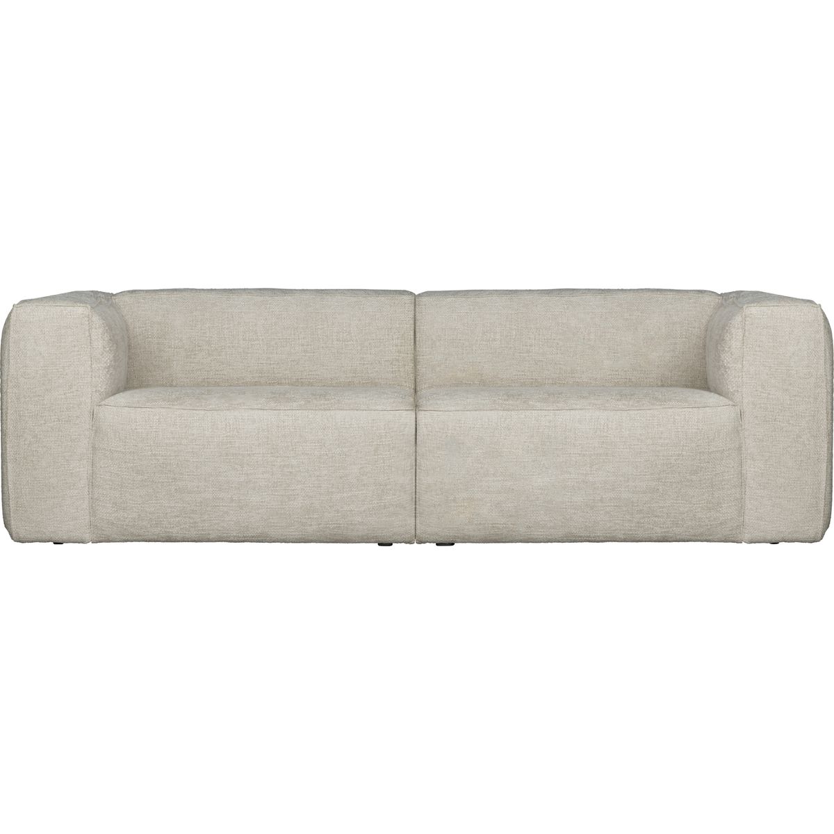 Bean, 3,5-personers sofa med stof, natur, H73x96x246 cm