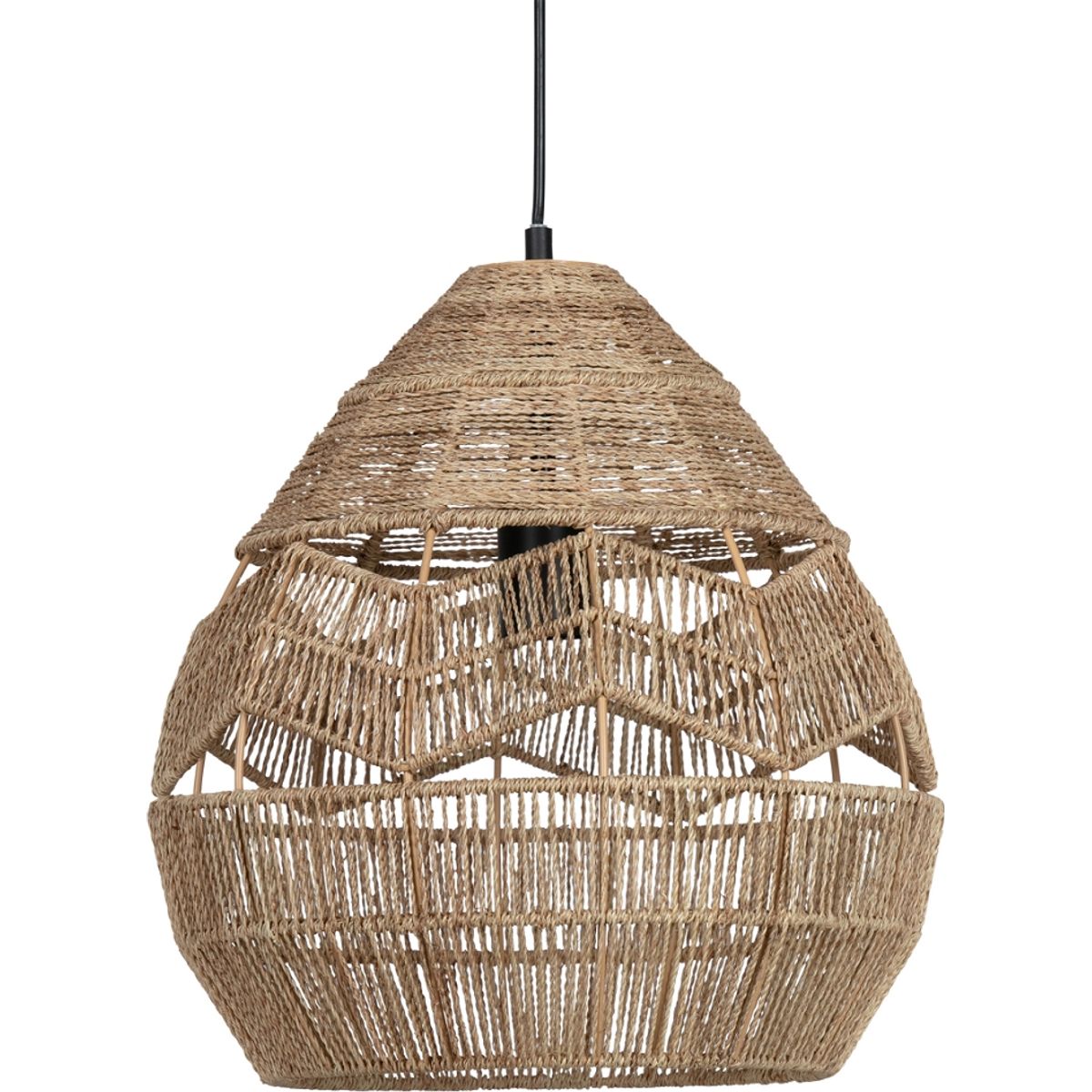 Adelaide, Pendel lampe, natur, H37x35x35 cm