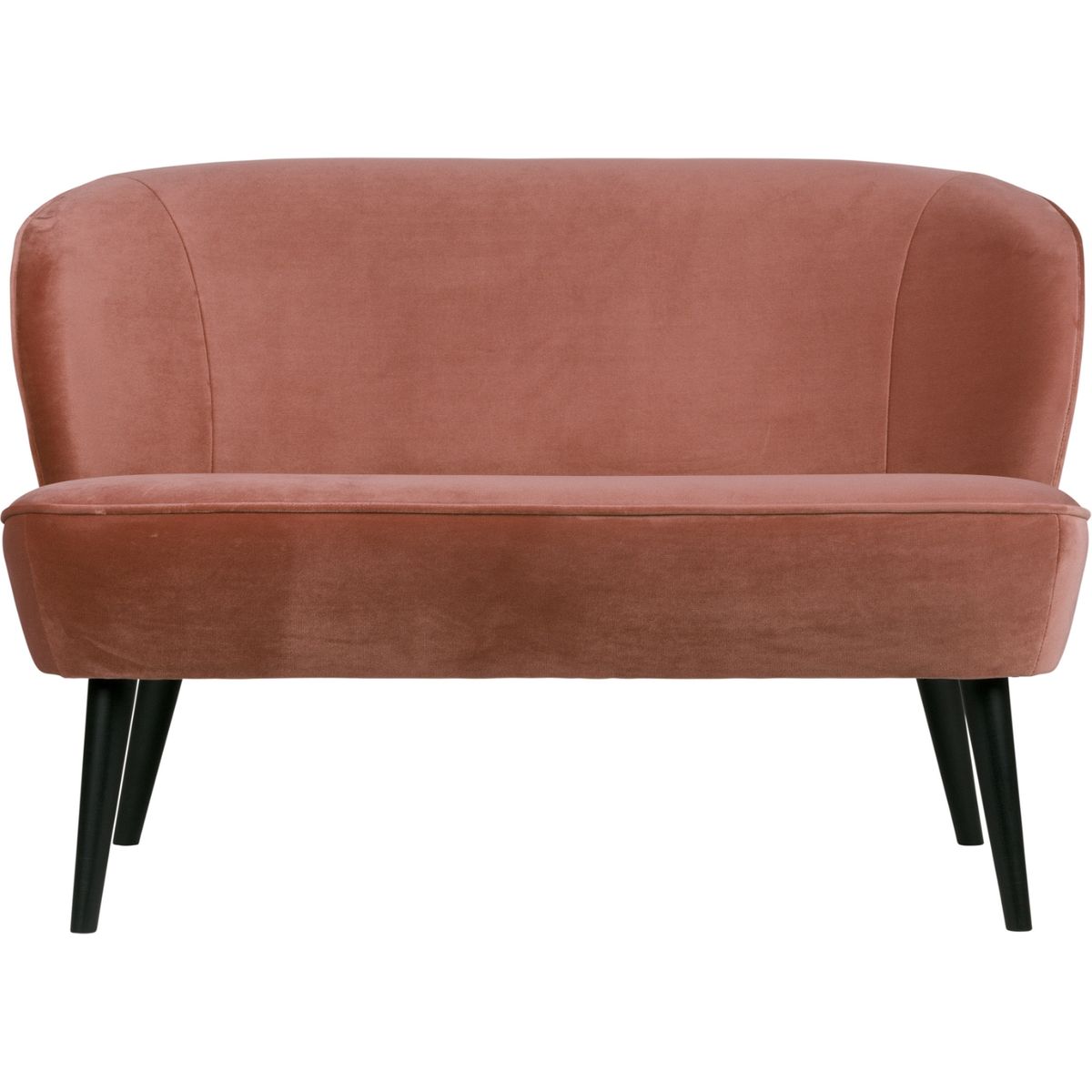 Sara, 2-personers sofa, lyserød, H73x110x72 cm