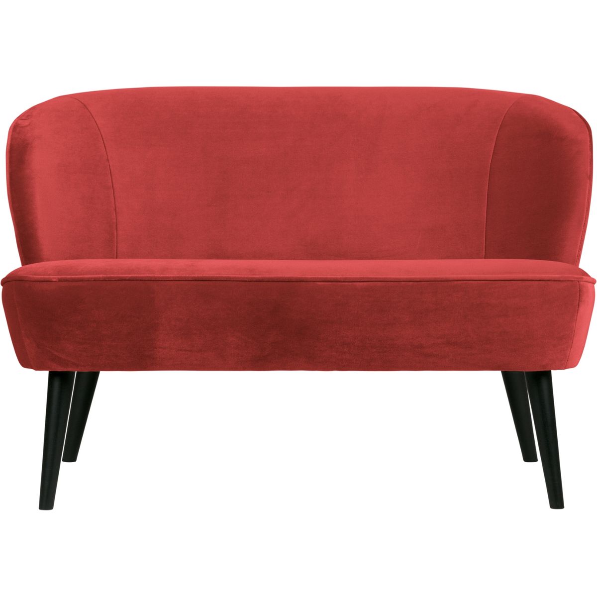 Sara, 2-personers sofa, rød, H73x110x72 cm