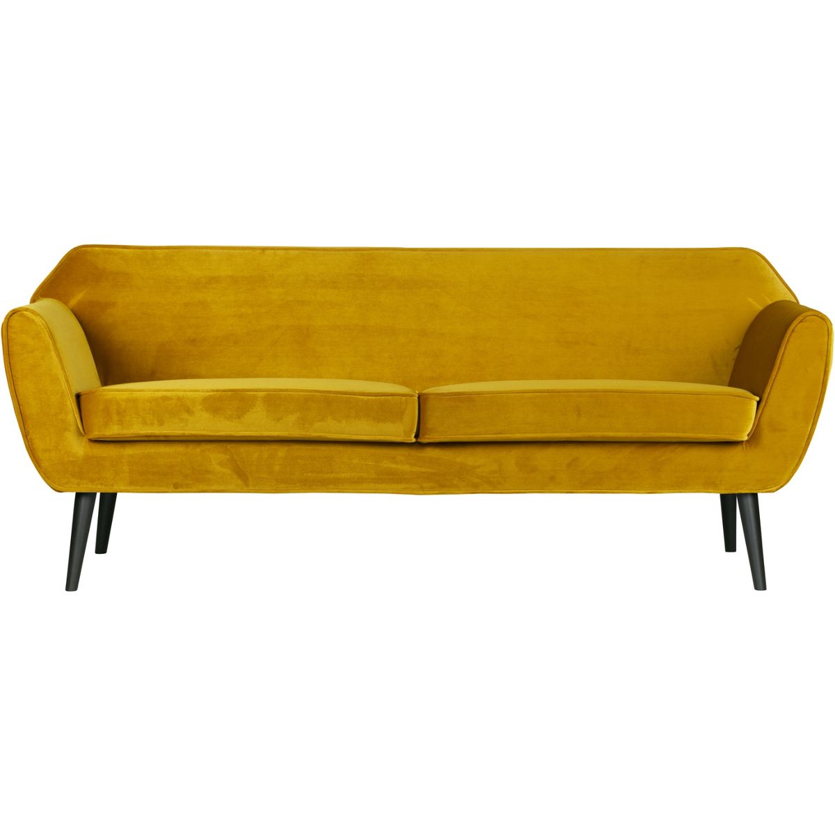 Rocco, Loungesofa, gul, H75x187x82 cm