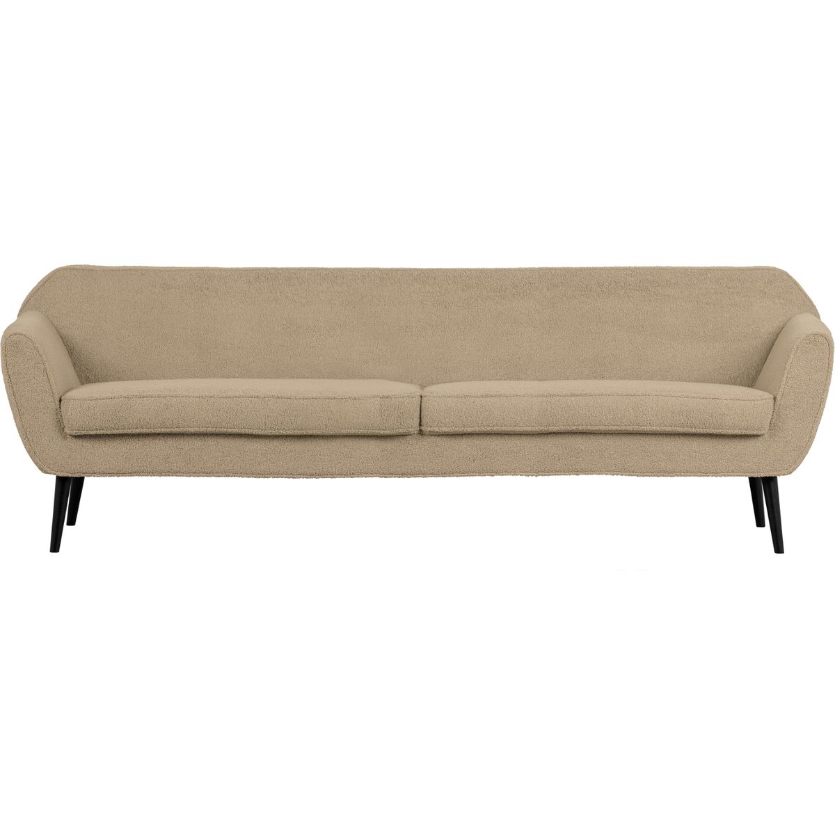 Rocco, Loungesofa, sandfarve, H75x230x82 cm