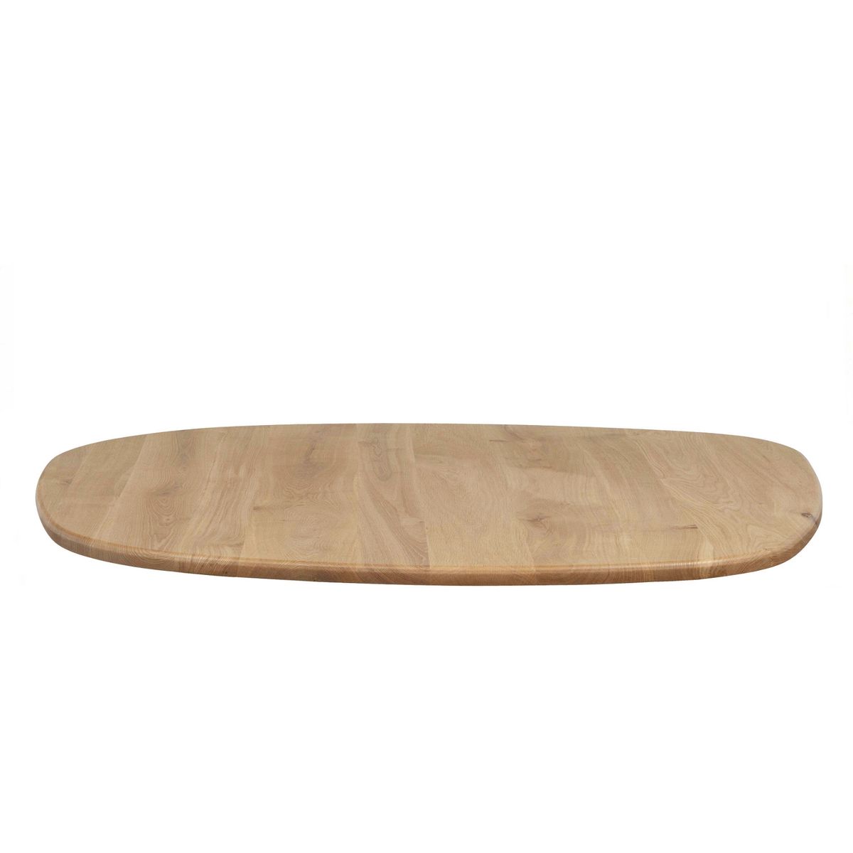 Tablo, Oval bordplade, eg, natur, 2.2x130x130 cm