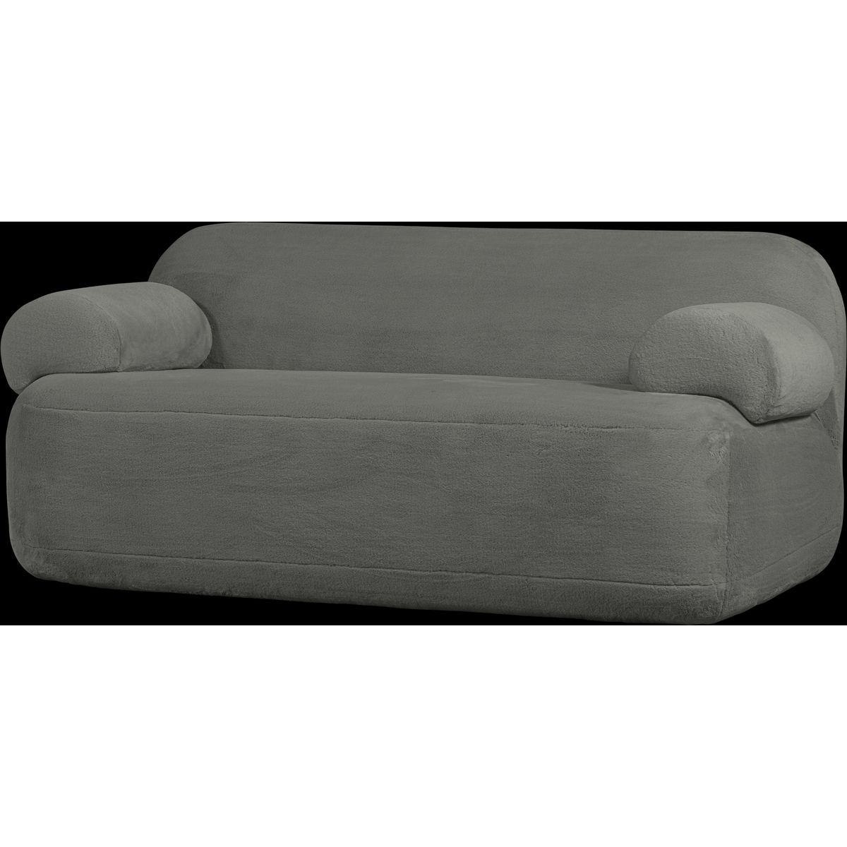 Jolie, 2-personers sofa, grøn/grå, H80x95x183 cm