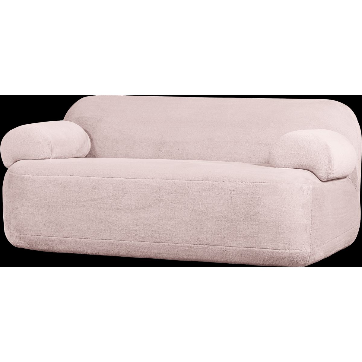 Jolie, 2-personers sofa, lys rosa, H80x95x183 cm