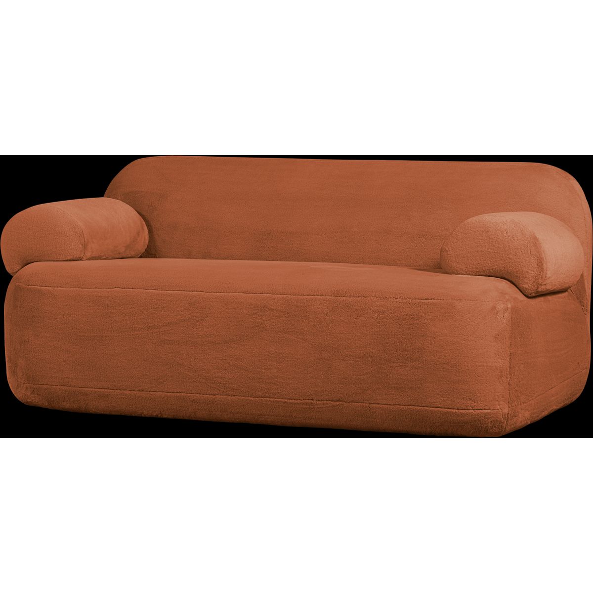 Jolie, 2-personers sofa, rust, H80x95x183 cm