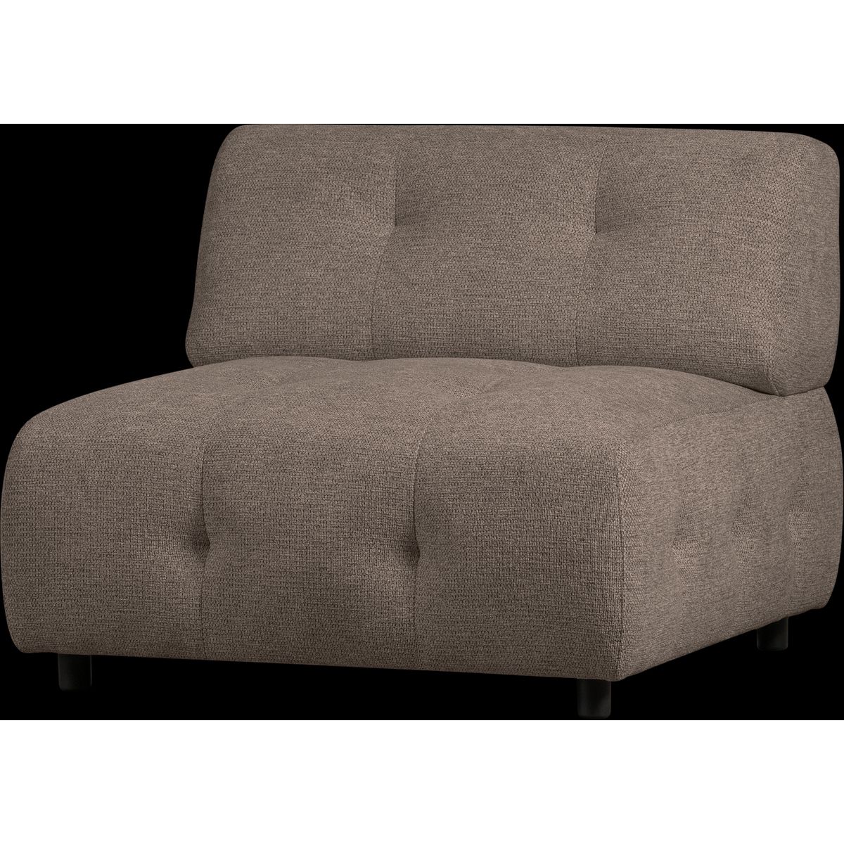 Louis Modulære sofa 1,5-sæder, chenille kaffe H73x90x90 cm