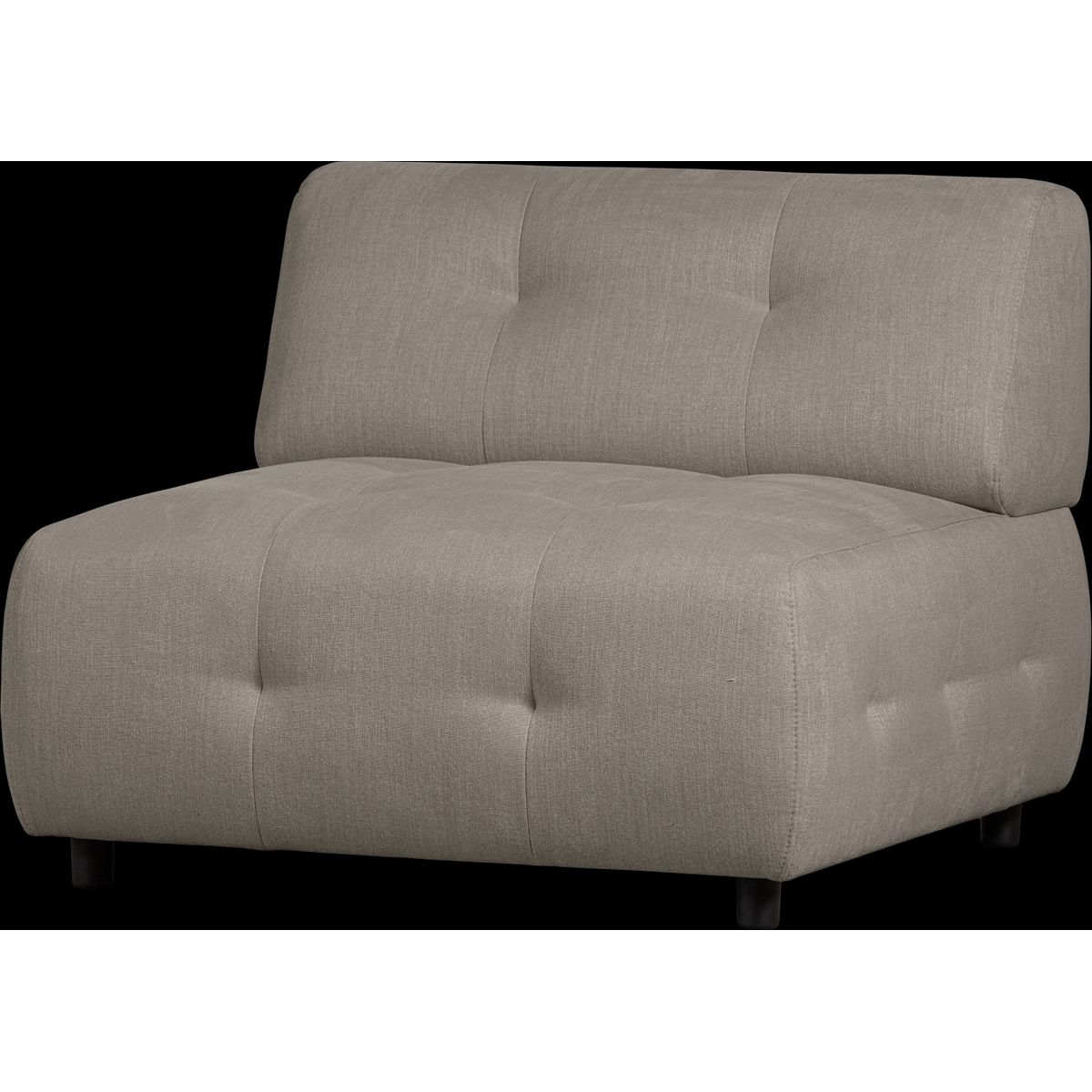 Louis Modulære sofa 1,5-sæder, fladvævet stof lysegrøn H73x90x90 cm