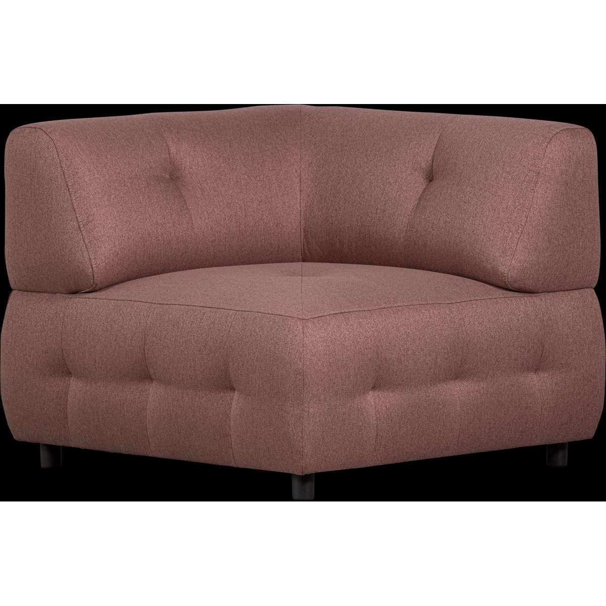 Louis Modulære sofa Hjørneelement, vævet stof lyserød H73x90x90 cm