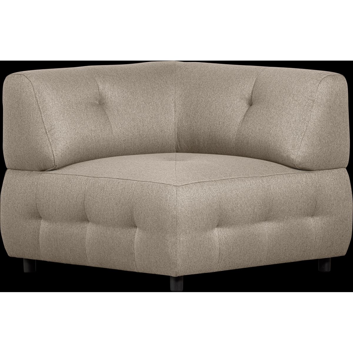 Louis Modulære sofa Hjørneelement, vævet stof lysegrå H73x90x90 cm