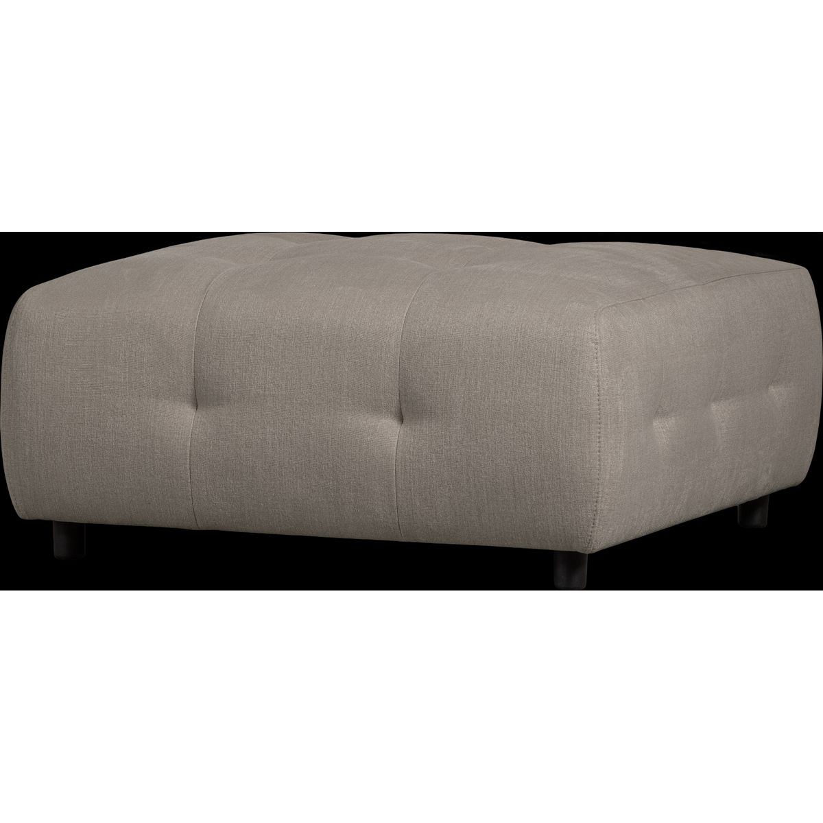 Louis Modulære sofa Skammel, fladvævet stof lysegrøn H43x90x90 cm