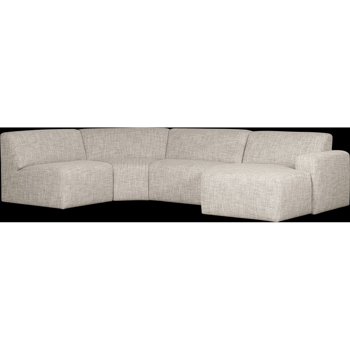 Avelon, Hjørnesofa, natur, H78x205x315 cm