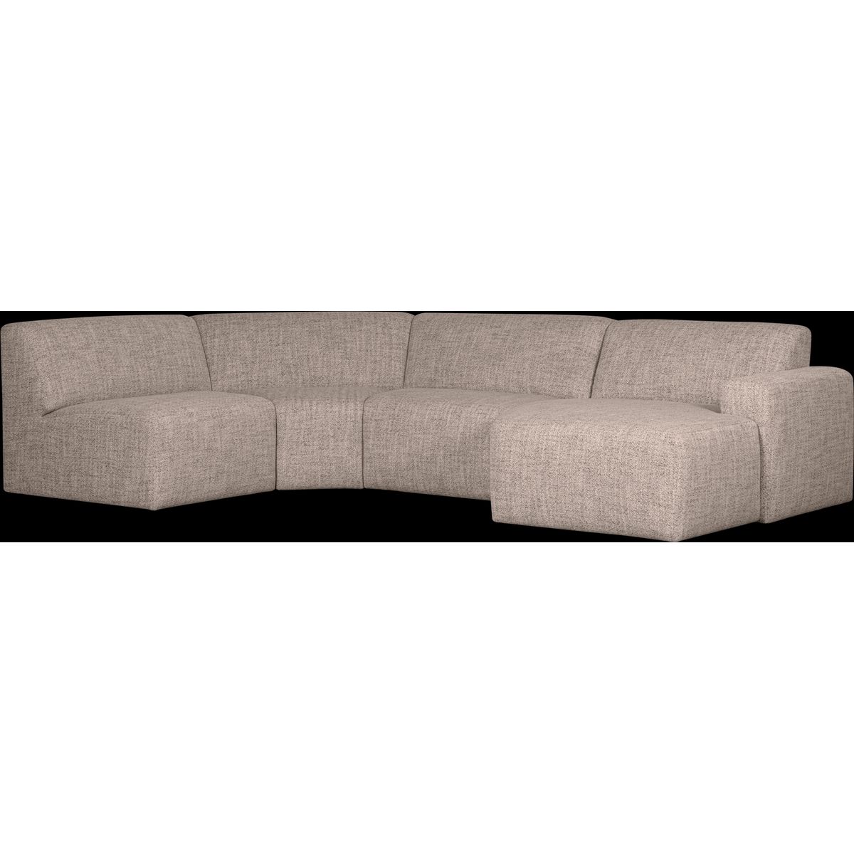 Avelon, Hjørnesofa, brun, H78x205x315 cm