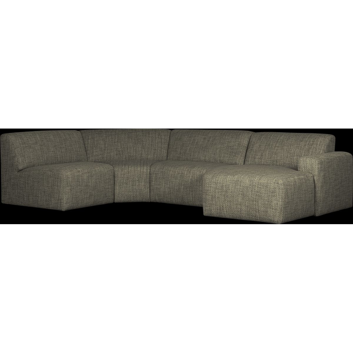 Avelon, Hjørnesofa, grøn, H78x205x315 cm