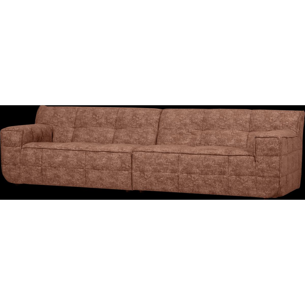 Timor, 4-personers sofa, brændt henna, H81x92x297 cm