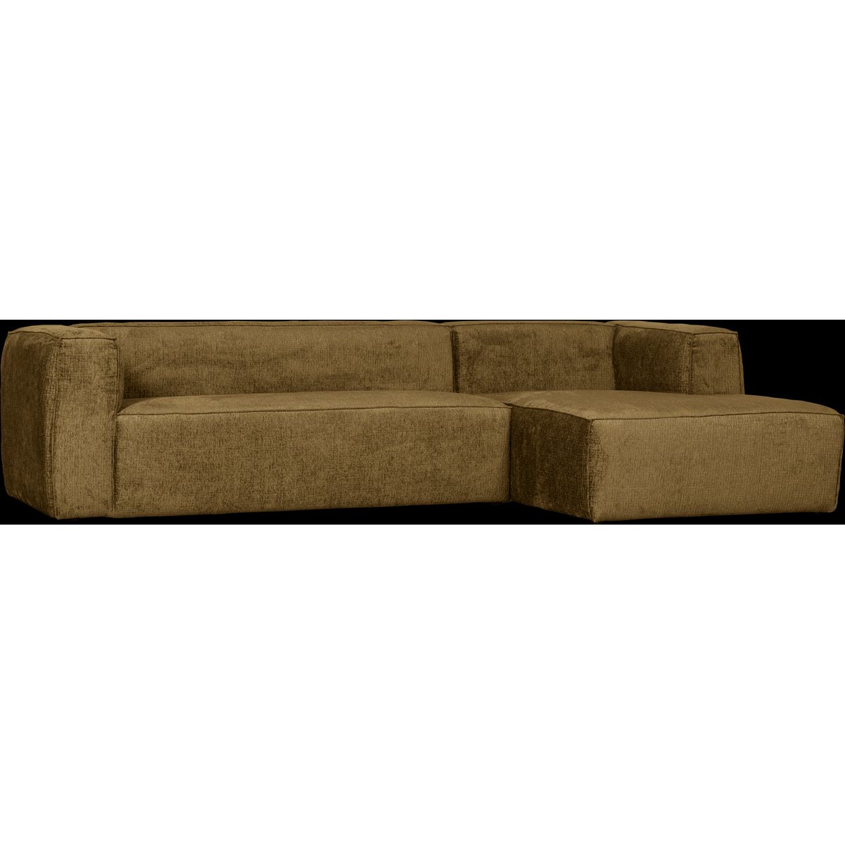 Bean, Hjørnesofa højrevendt, rust, H73x175x305 cm, velour