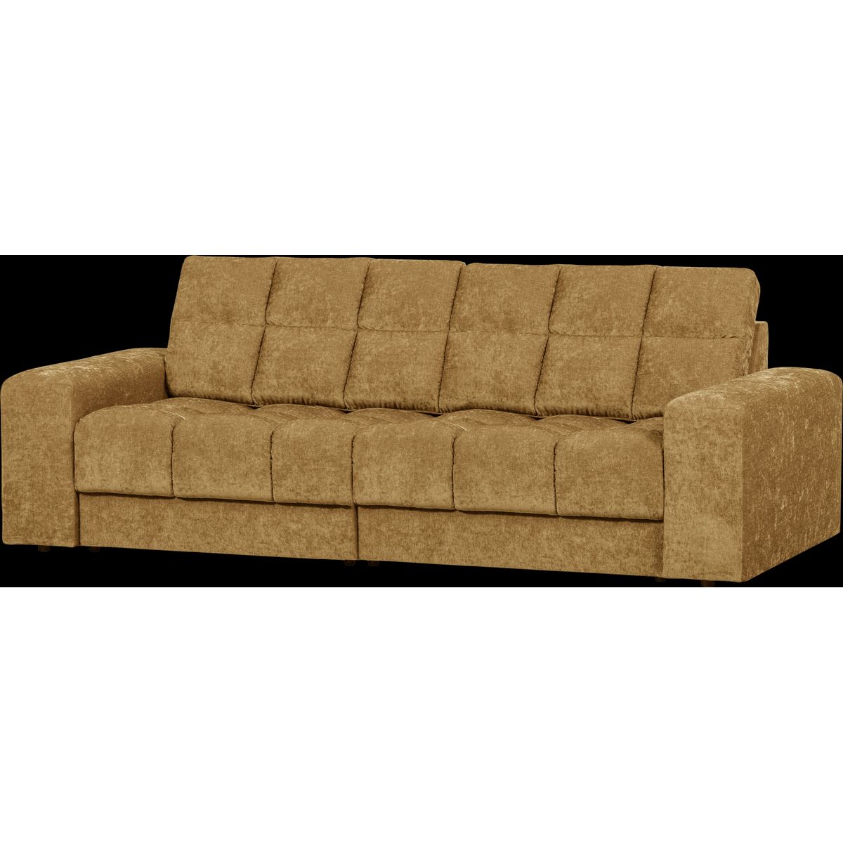 Second Date, 2-personers sofa, guld, H78x99x226 cm, stof