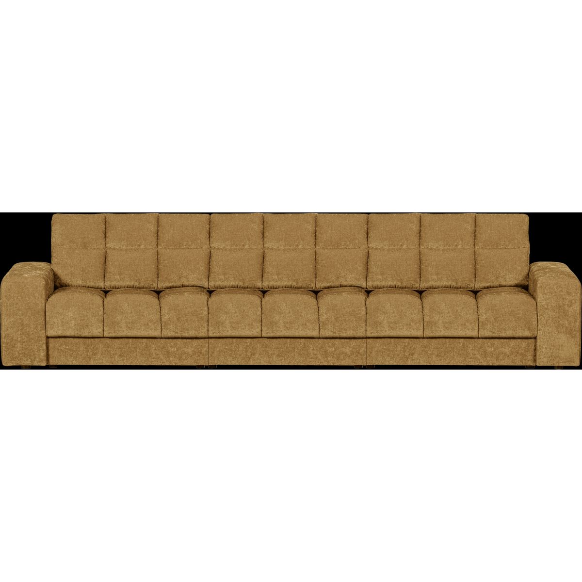 Second Date, 3-personers sofa, guld, H78x99x316 cm, stof