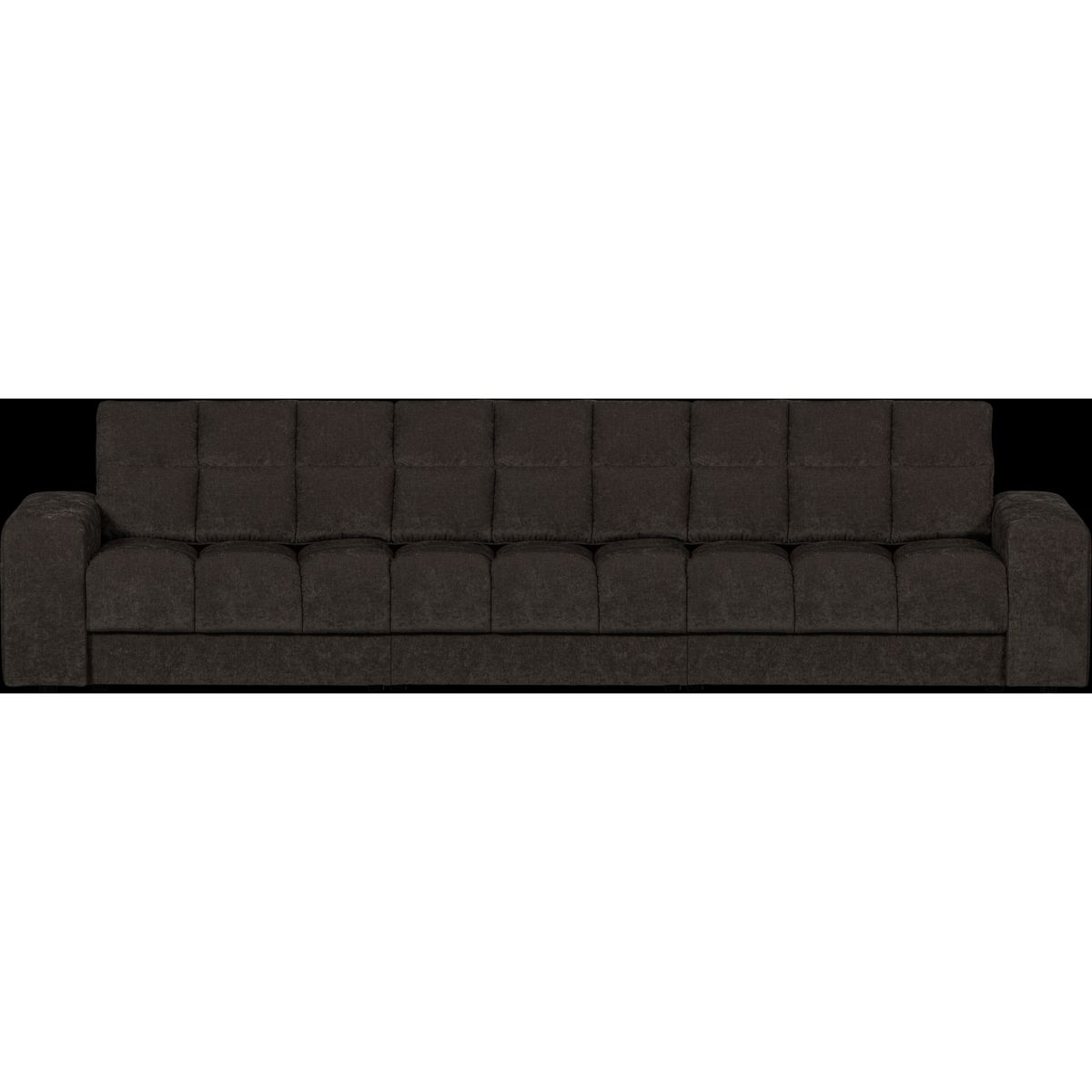 Second Date, 3-personers sofa, antracit, H78x99x316 cm, stof