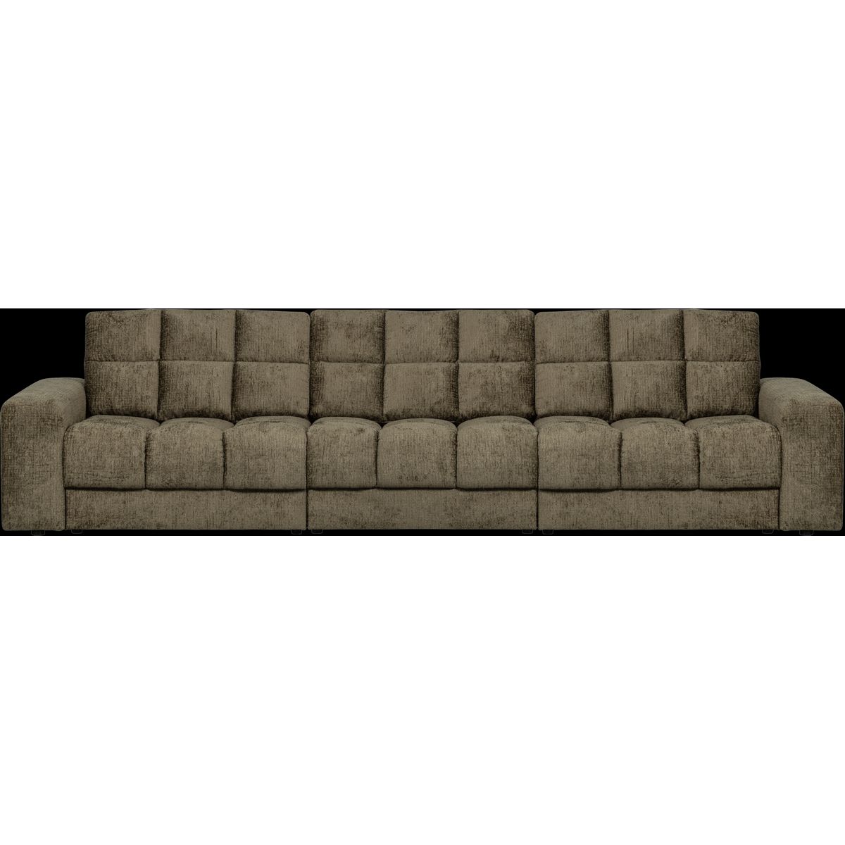 Second Date, 3-personers sofa, grøn, H78x99x316 cm, velour