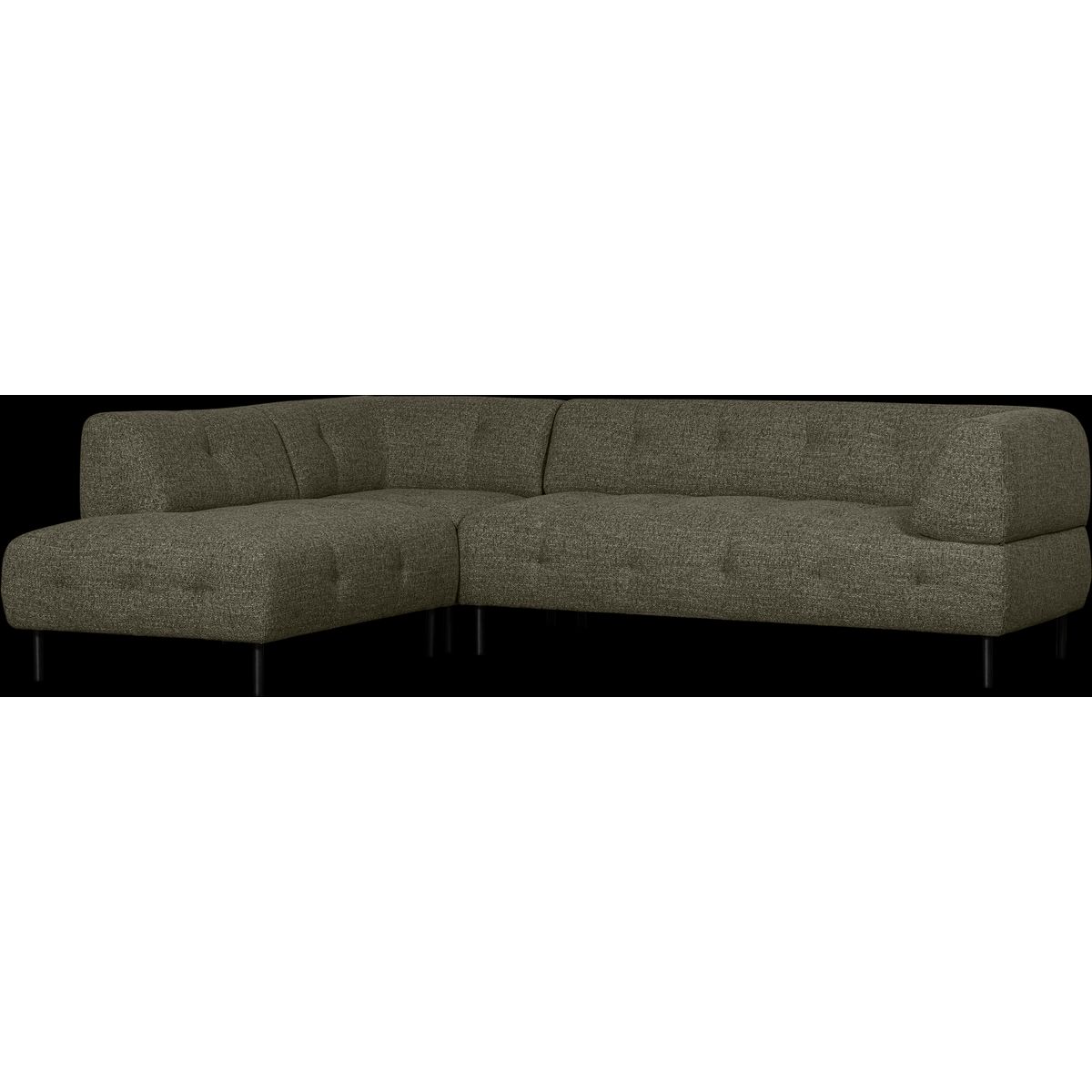 Lloyd, Hjørnesofa venstrevendt, grøn, H77x205x267 cm