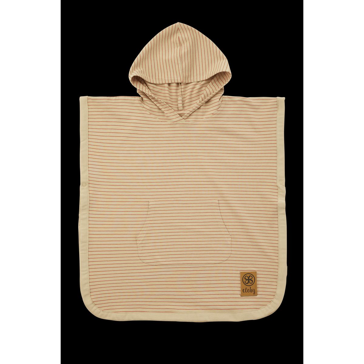 Cloby UV Poncho - Sandy Beach/Ginger Spice - 3-5 år