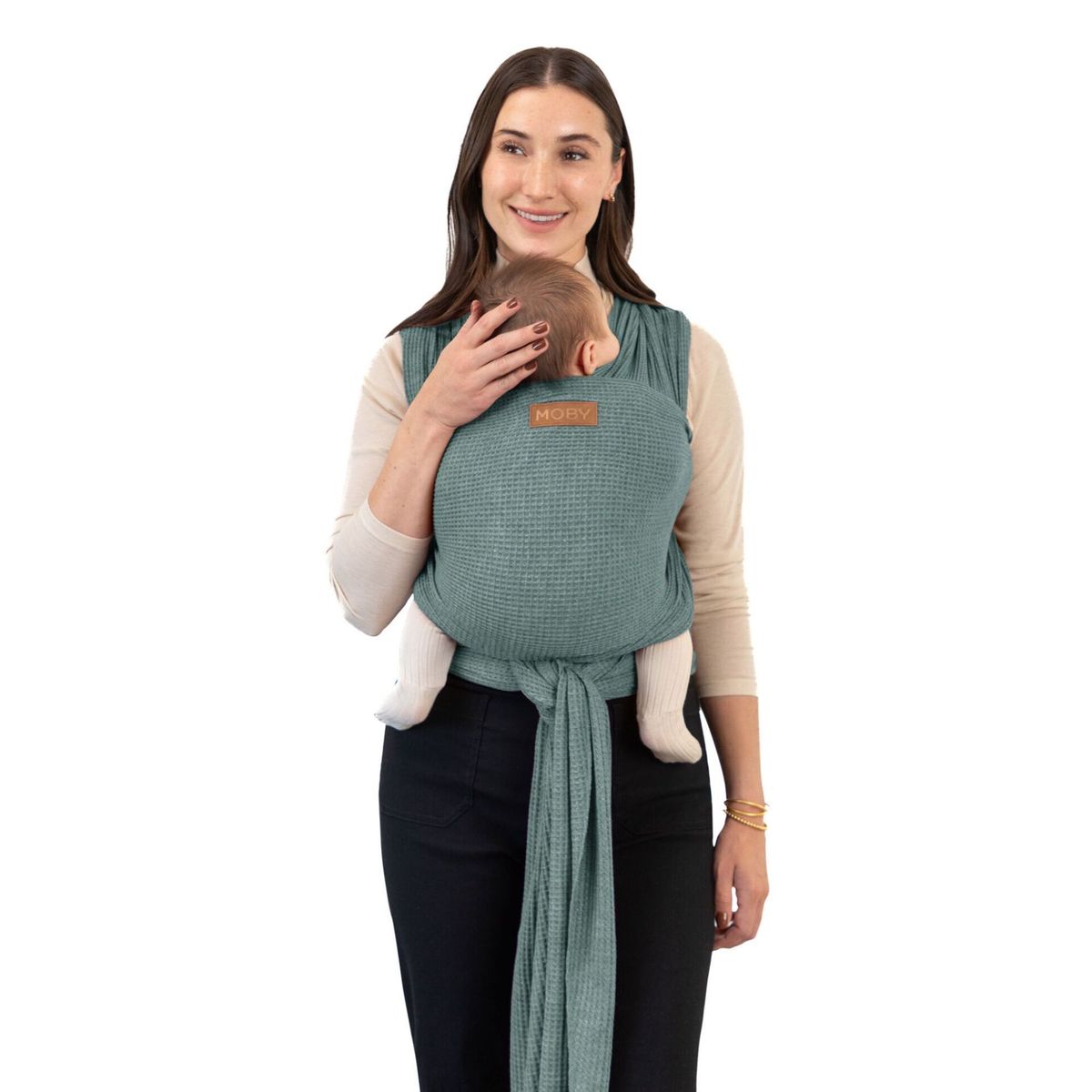 Moby Waffle Knit Wrap - Saguaro