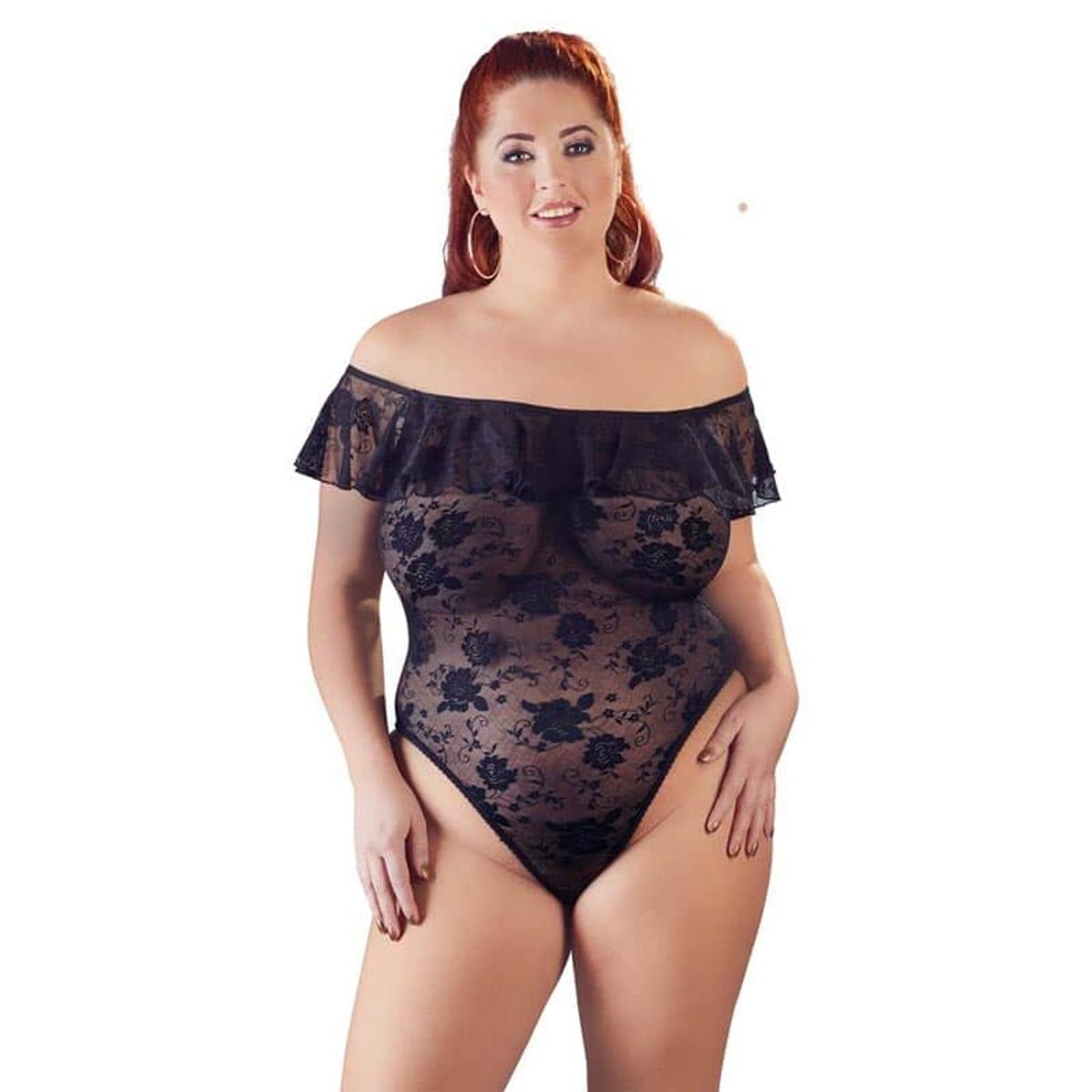 Cottelli Curves Josie Bodystocking Sort - XXXXL