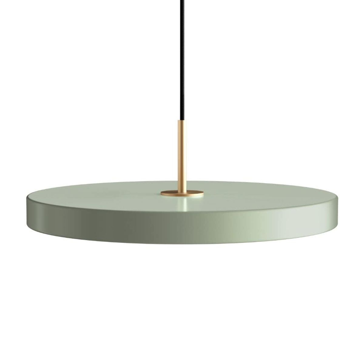 Asteria Plus Medium Pendel Nuance Olive m/ Messingtop - Umage