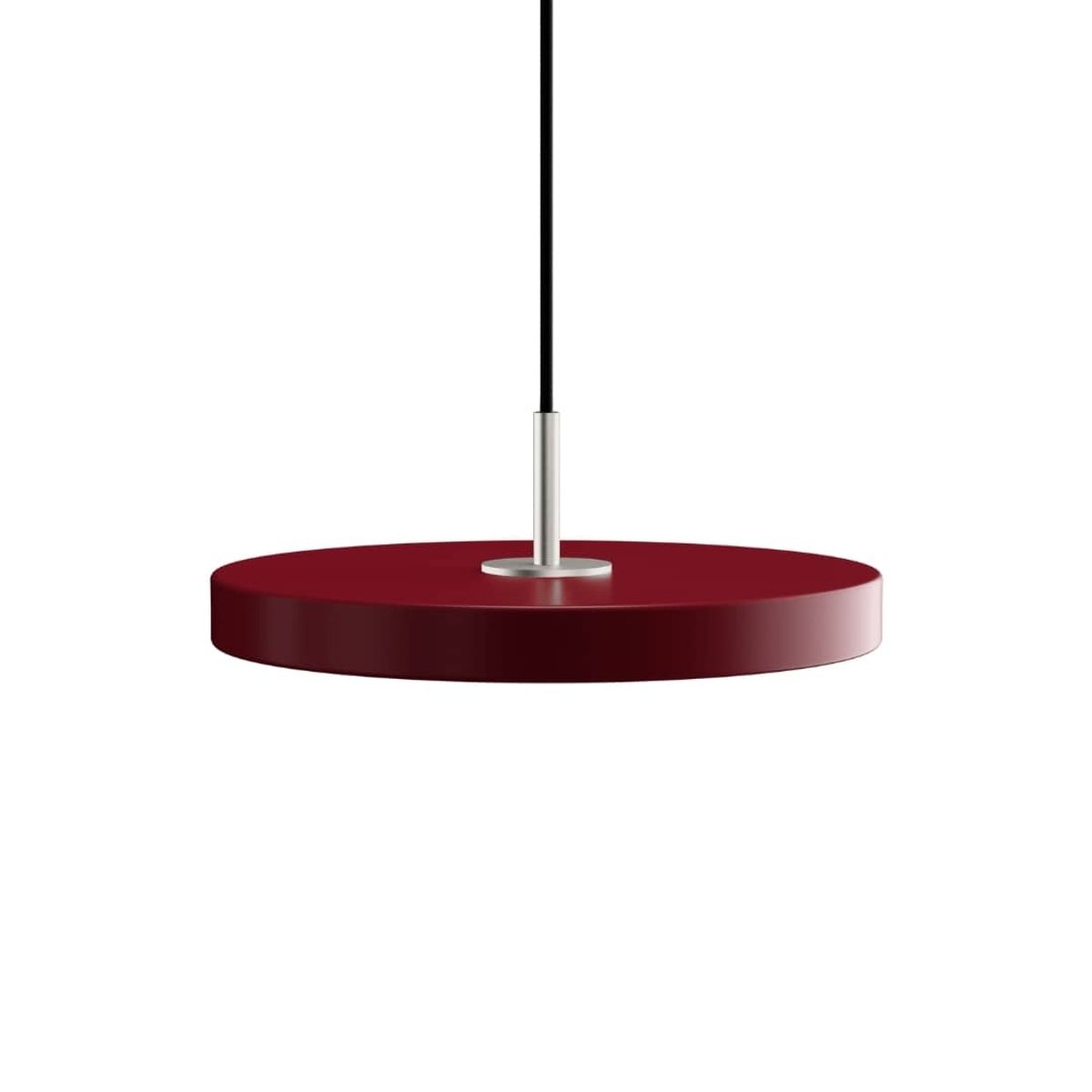 Asteria Plus Mini Pendel Ruby Red m/ Ståltop - Umage