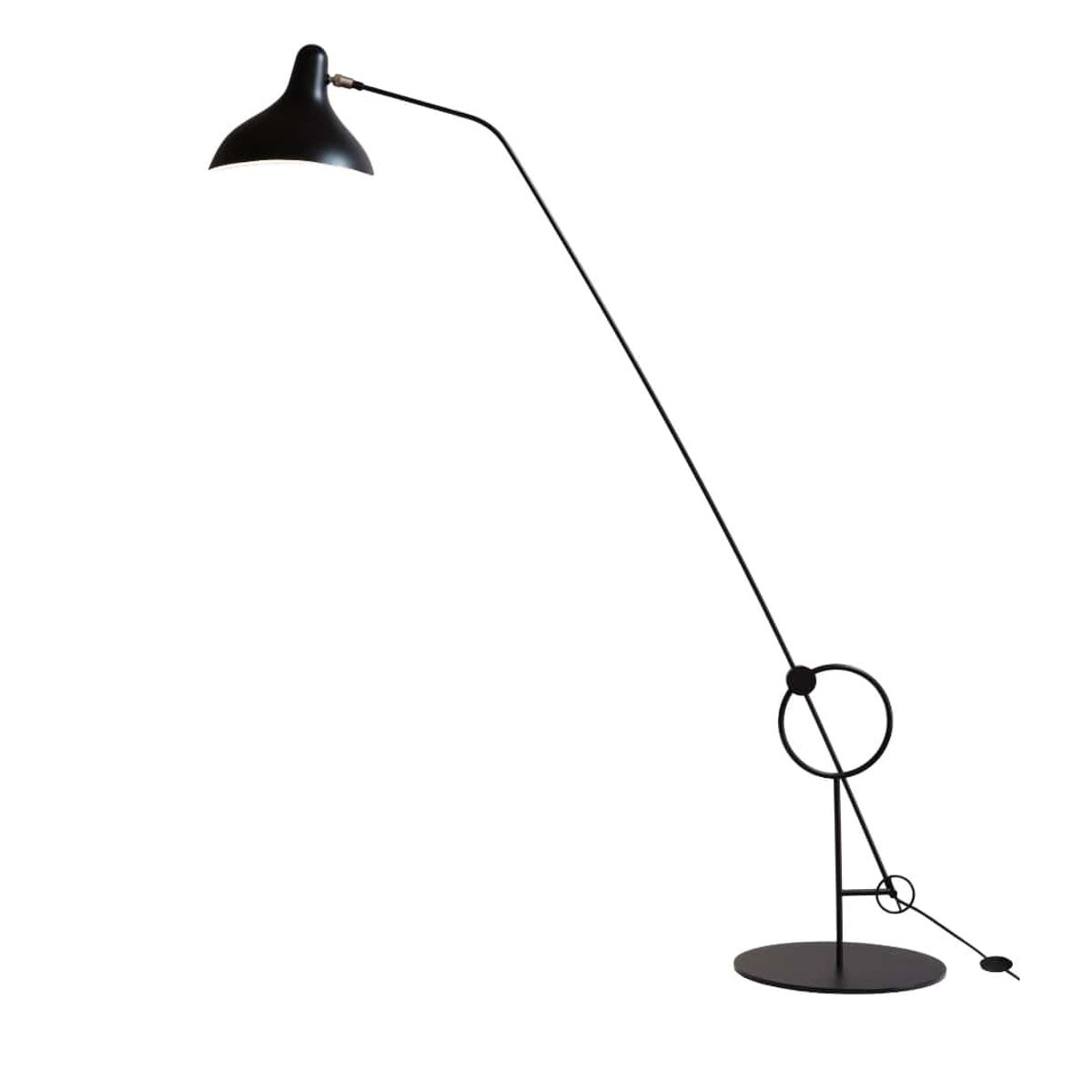 BS8 L Gulvlampe Sort - Mantis