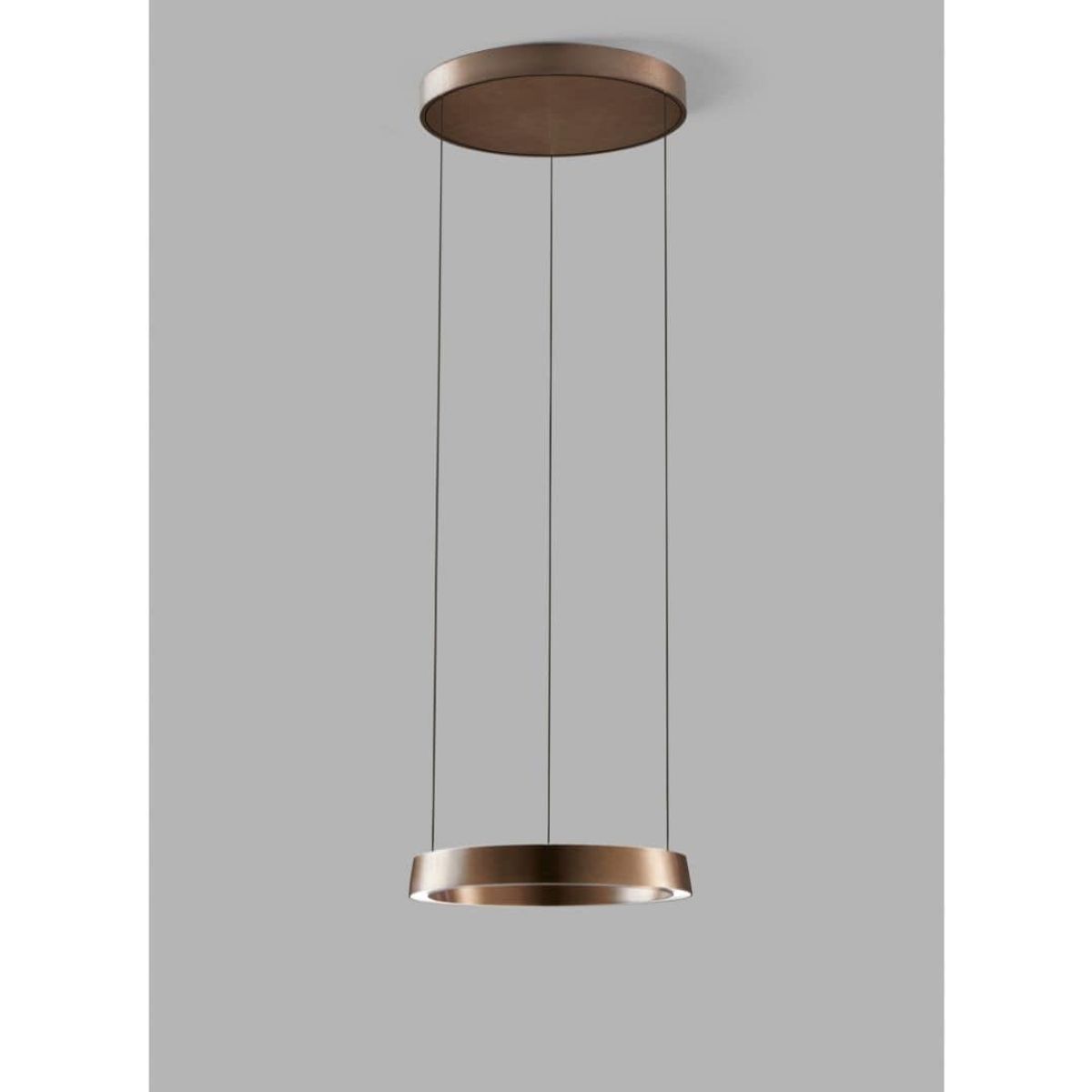 Edge Round Ø400 Pendel Rose Gold - LIGHT-POINT