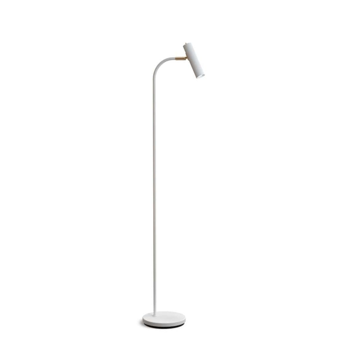 Slender Gulvlampe Hvid/Messing - Belid