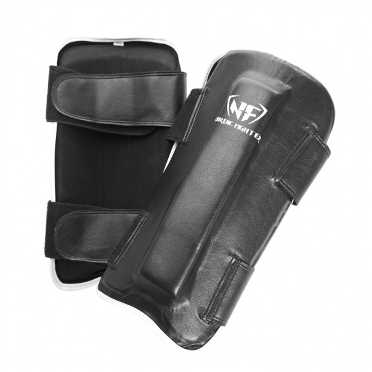 Nordic Fighter Shin Guards Instep Benskinne Black X-large