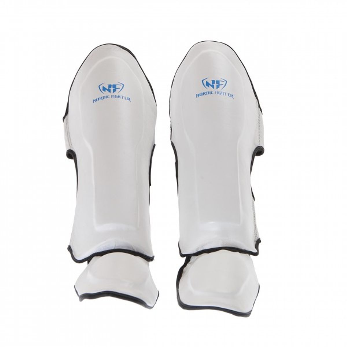 Nordic Fighter Shin Guards Instep Type 1 Benskinne Hvid Læder Medium