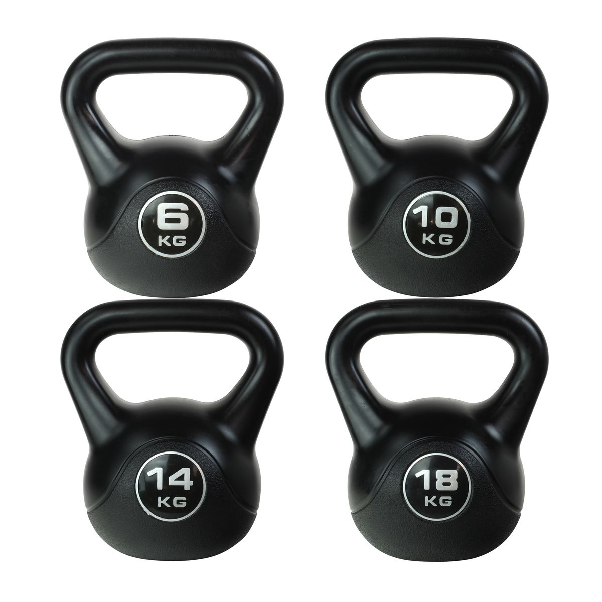 Odin Vinyl Kettlebell PAKKETILBUD (6, 10, 14, 18kg)