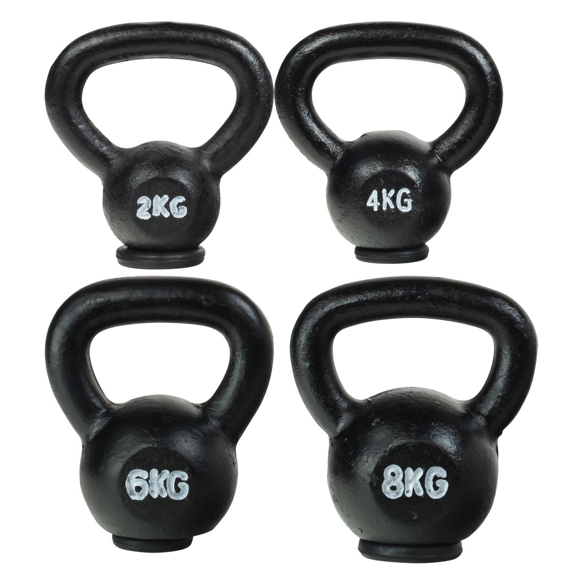 Odin Kettlebell Støbejern PAKKETILBUD (2, 4, 6, 8kg)