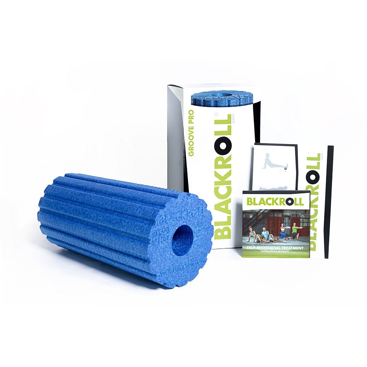 Blackroll Foam Roller Groove Pro Azur Blå 30cm