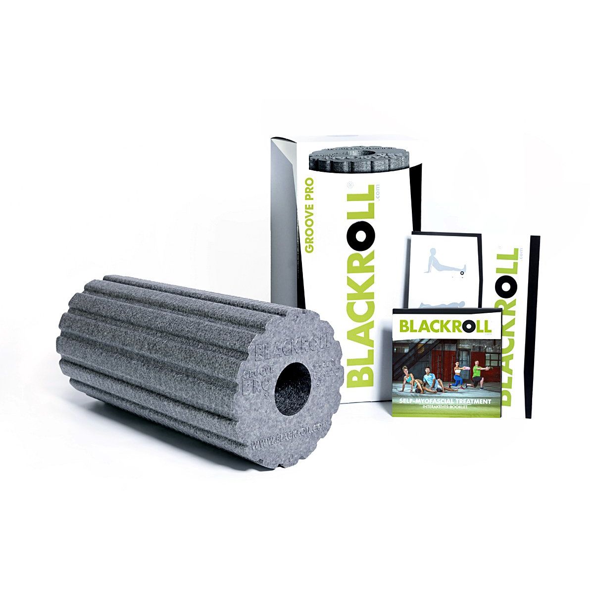 Blackroll Foam Roller Groove Pro Grå 30cm