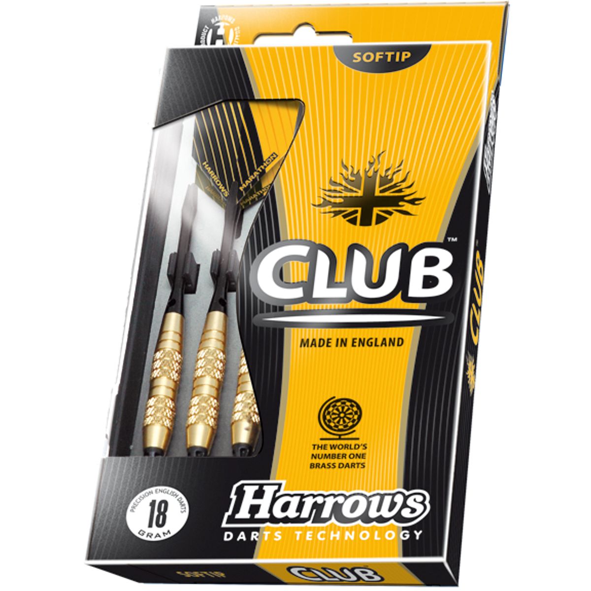 Harrows Softip Club Brass Softtip Dartpile 18g