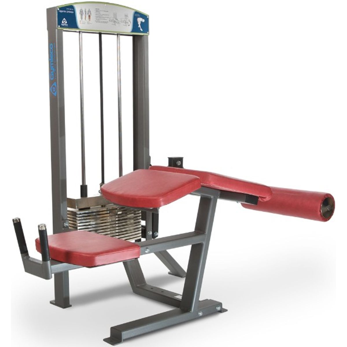 Gymleco 300-Series Leg Curl Lying Adjustable Start Angle 80kg