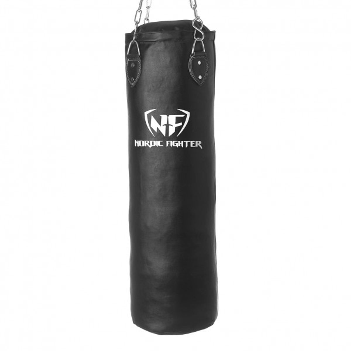 Nordic Fighter Boxing Bag Sandsæk Ægte Læder 100cm 30kg