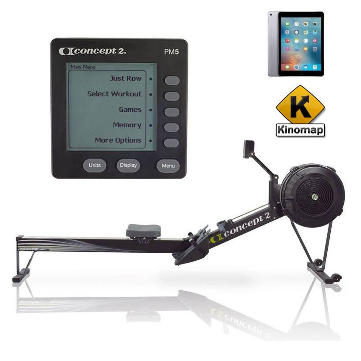 Concept2 Model D PM5 Romaskine Sort