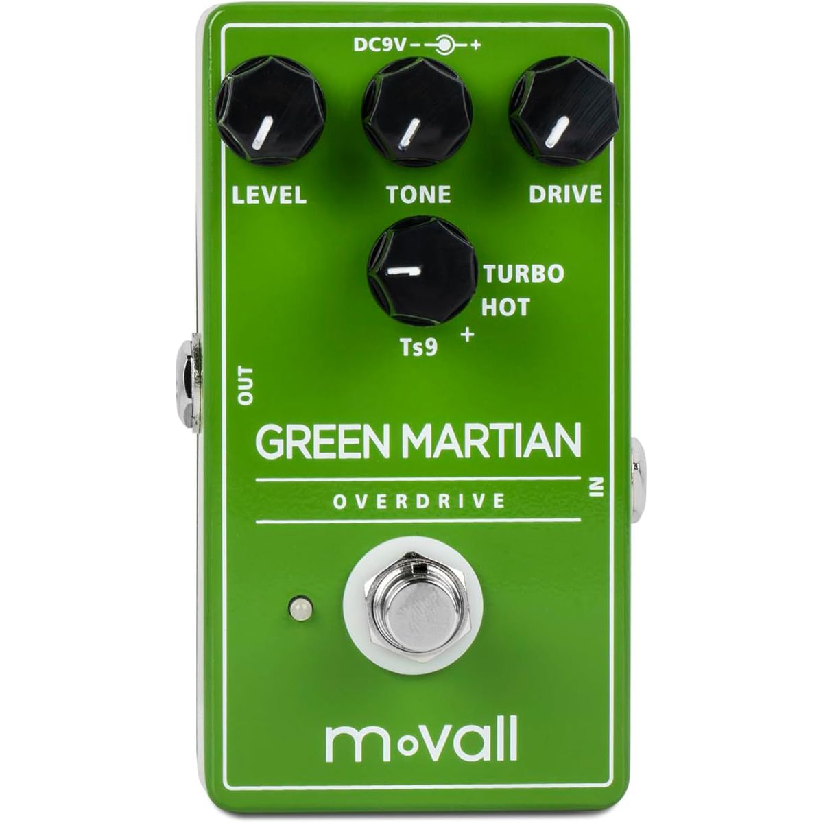 Movall MP-105 Green Martian overdrive guitar-effekt-pedal