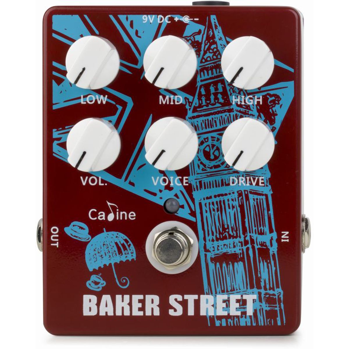 Caline CP-58 British sound guitar-effekt-pedal