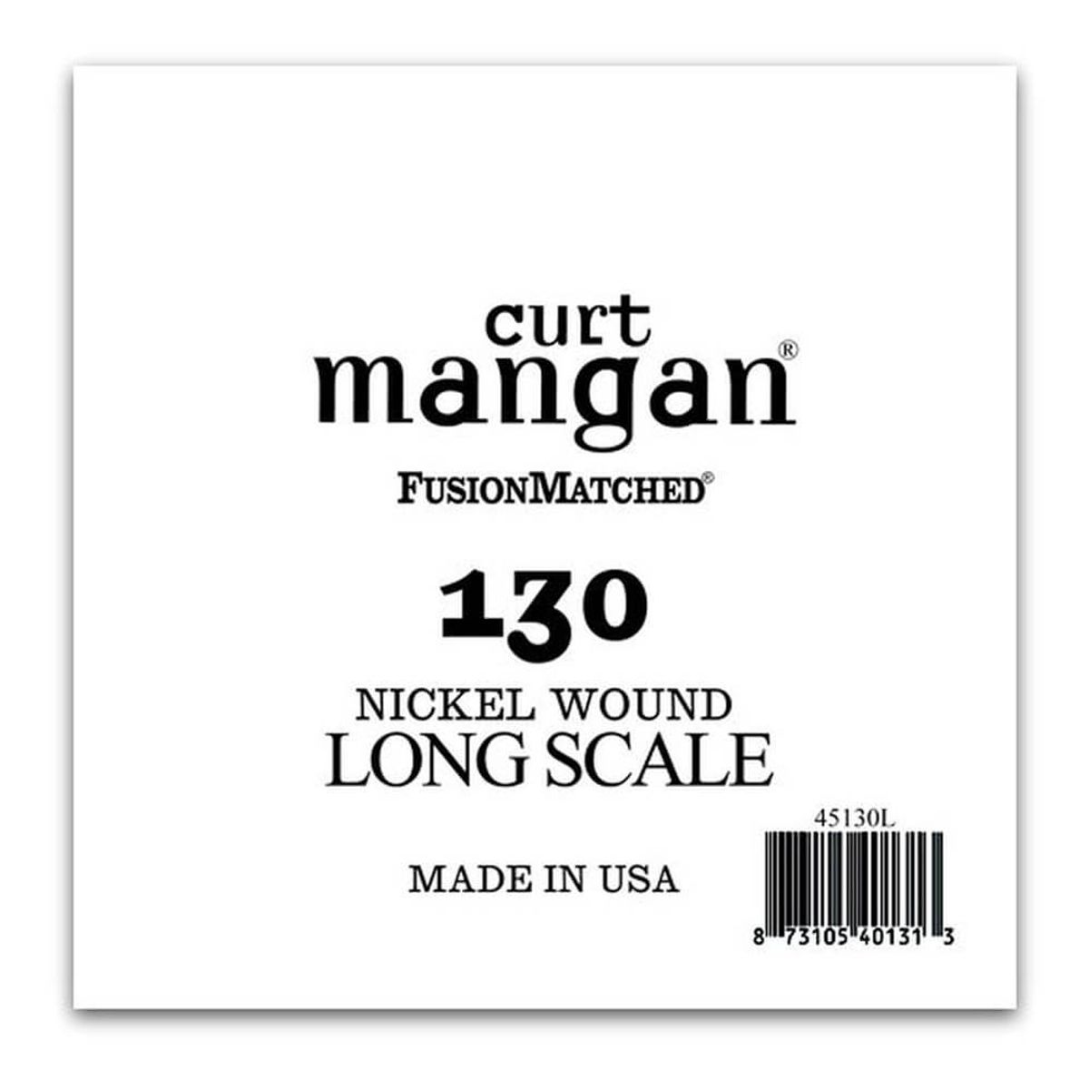 Curt Mangan 40130 Nickel Wound løs el-basstreng .130