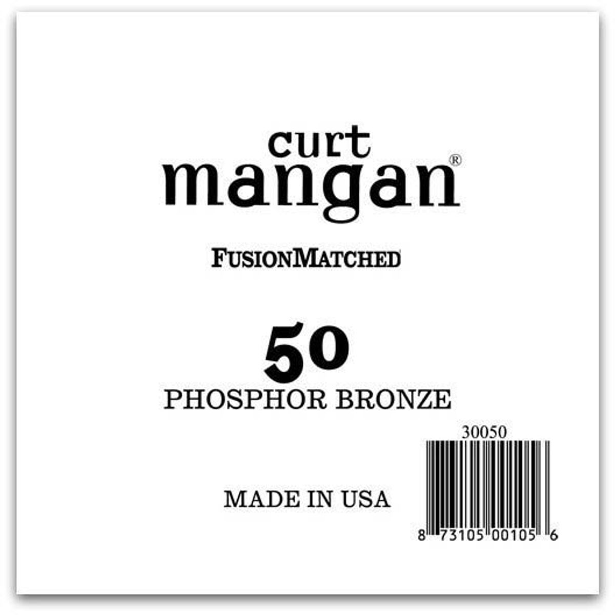 Curt Mangan 30050 løs phosphor bronze guitarstreng .050